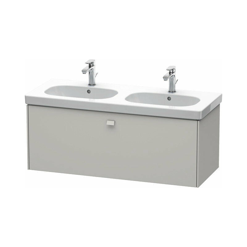 

Duravit Brioso Neceser de pared 117,0 x 46,9 cm, 1 cajón, para lavabo D-Código 034812, Color (frente/cuerpo): Concreto gris mate Decor, Manija