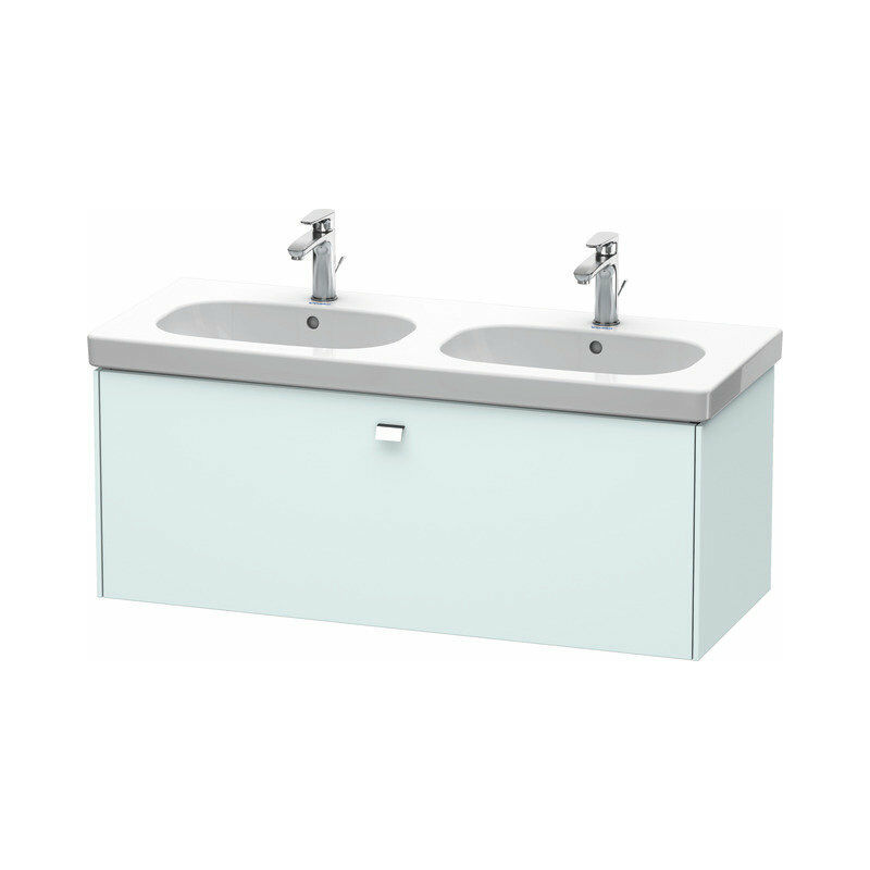 

Duravit Brioso Neceser de pared 117,0 x 46,9 cm, 1 cajón, para lavabo D-Código 034812, Color (frente/cuerpo): Decoración azul claro mate, mango
