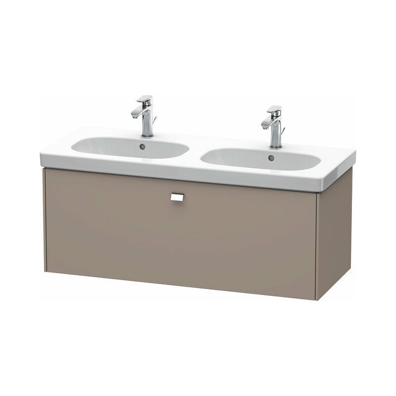 

Duravit Brioso Neceser de pared 117,0 x 46,9 cm, 1 cajón, para lavabo D-Código 034812, Color (frente/cuerpo): Diseño basalto mate, mango cromado