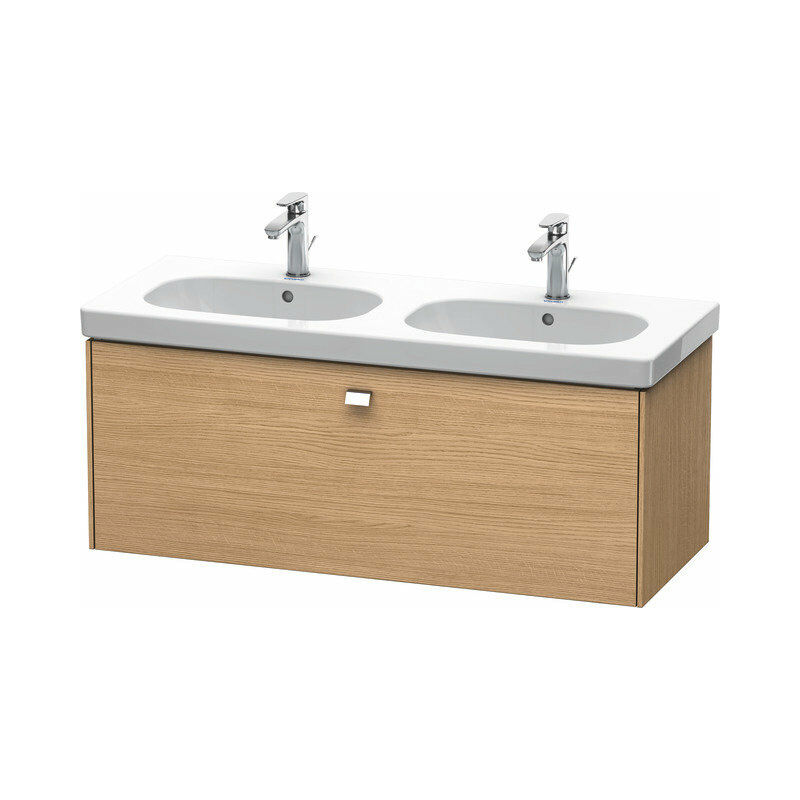 

Duravit Brioso Neceser de pared 117,0 x 46,9 cm, 1 cajón, para lavabo D-Código 034812, Color (frente/cuerpo): Roble europeo, mango cromado
