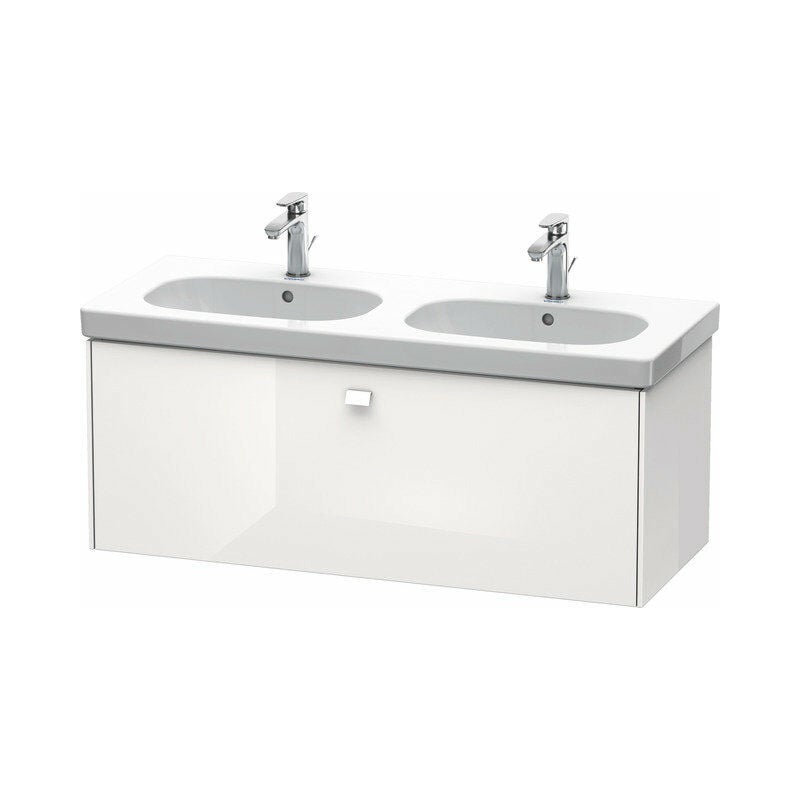 

Duravit Brioso Neceser de pared 117,0 x 46,9 cm, 1 cajón, para lavabo D-Código 034812, Color (frente/cuerpo): Decoración blanca de alto brillo, mango