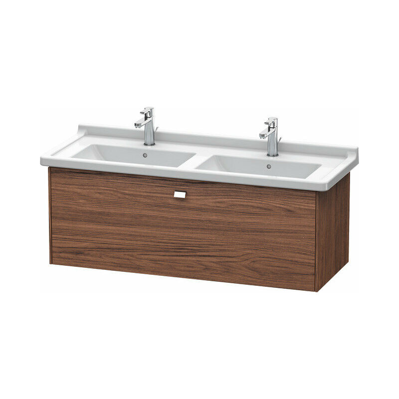 

Duravit Brioso Neceser de pared 122,0 x 46,9 cm, 1 extraíble, para lavabo Starck 3 033213, Color (frente/cuerpo): nogal oscuro, mango cromado