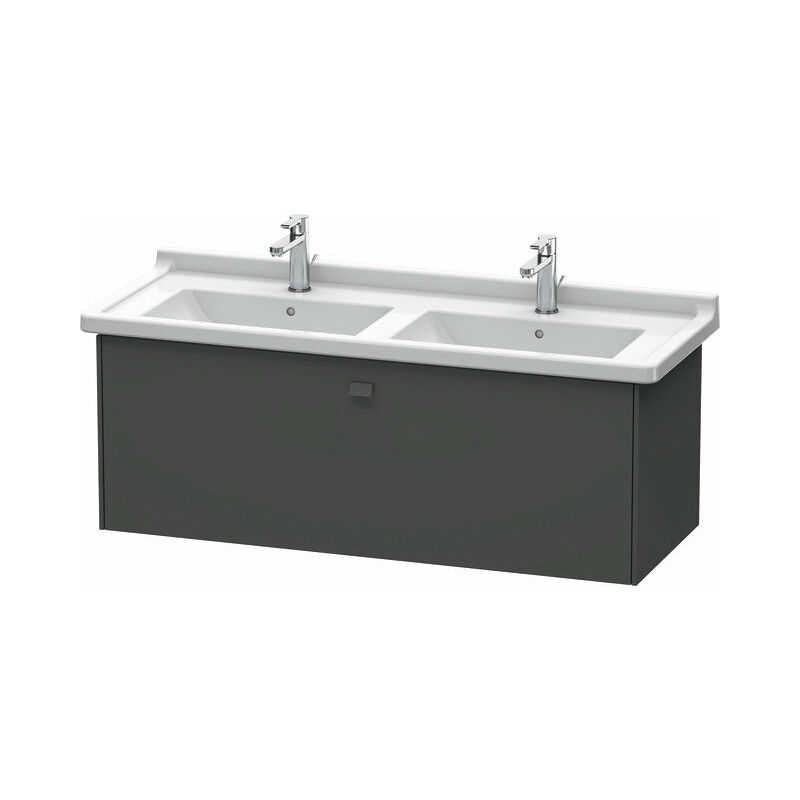 

Duravit Brioso Neceser de pared 122,0 x 46,9 cm, 1 extraíble, para lavabo Starck 3 033213, Color (frente/cuerpo): Grafito mate decorativo, mango