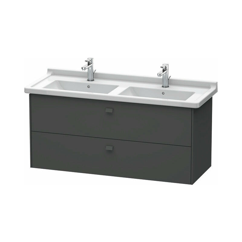 

Duravit Brioso Neceser de pared 122,0 x 46,9 cm, con 2 cajones, incl. hueco para sifón y delantal, para lavabo Starck 3 033213, Color