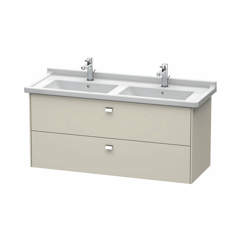 

Duravit Brioso Neceser de pared 122,0 x 46,9 cm, con 2 cajones, incl. hueco para sifón y delantal, para lavabo Starck 3 033213, Color