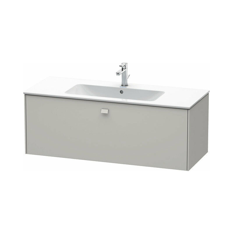 

Duravit Brioso Neceser de pared 122,0 x 47,9 cm, 1 extraíble, para lavabo ME by Starck 233612, Color (frente/cuerpo): Concreto gris mate Decor,