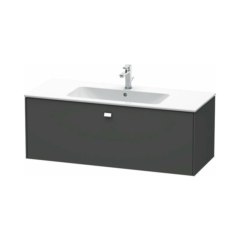 

Duravit Brioso Neceser de pared 122,0 x 47,9 cm, 1 extraíble, para lavabo ME by Starck 233612, Color (frente/cuerpo): Diseño grafito mate, mango