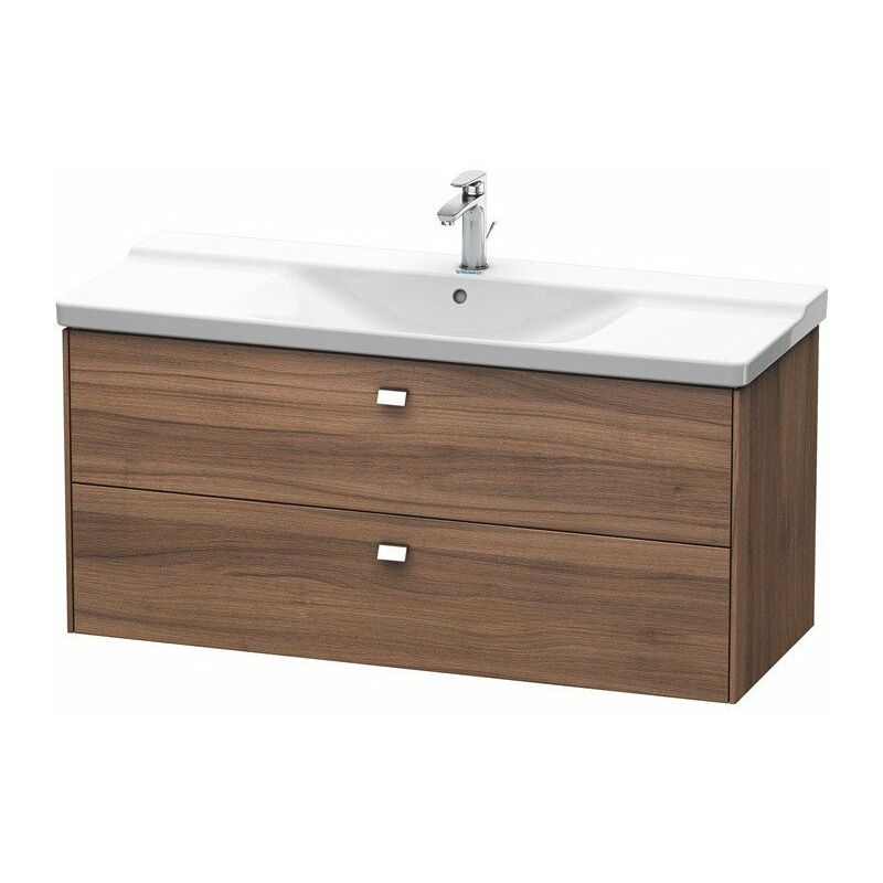 

Duravit - BRIOSO Mueble de baño Griffe cromo 561x1220x479mm nogal natural
