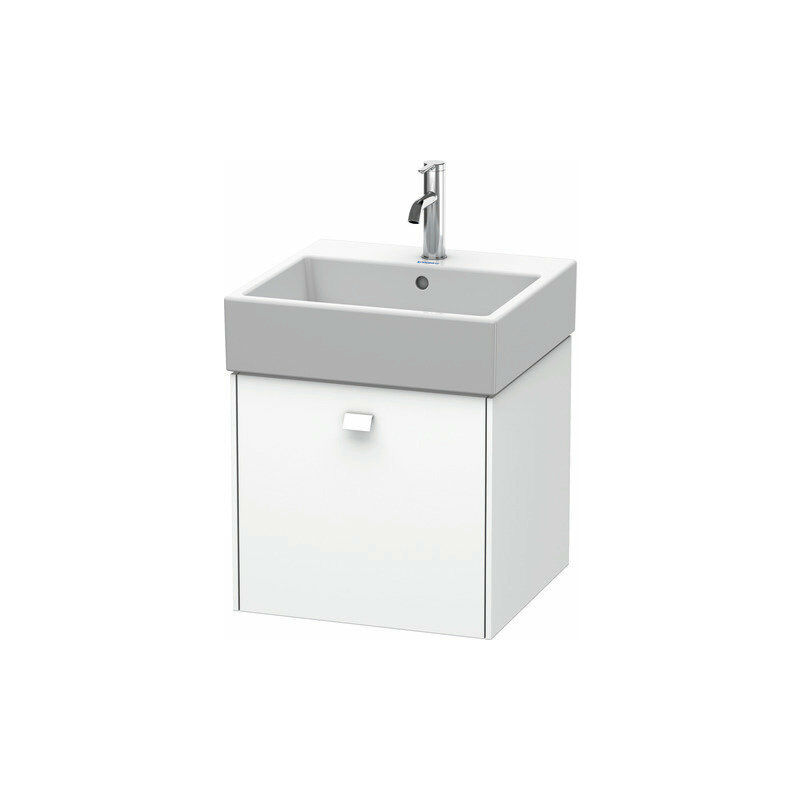 

Duravit Brioso Neceser de pared 48,4 x 45,9 cm, 1 extraíble, para lavabo Vero Air 235050, Color (frente/cuerpo): Decoración blanco mate, mango blanco