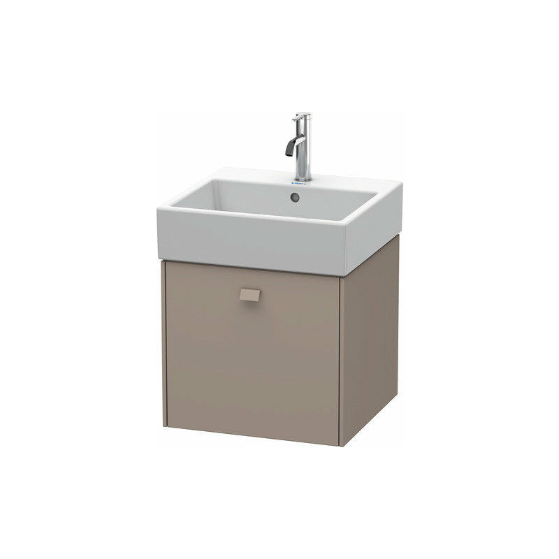 

Duravit Brioso Neceser de pared 48,4 x 45,9 cm, 1 extraíble, para lavabo Vero Air 235050, Color (frente/cuerpo): Basalto mate Decor, Mango Basalto