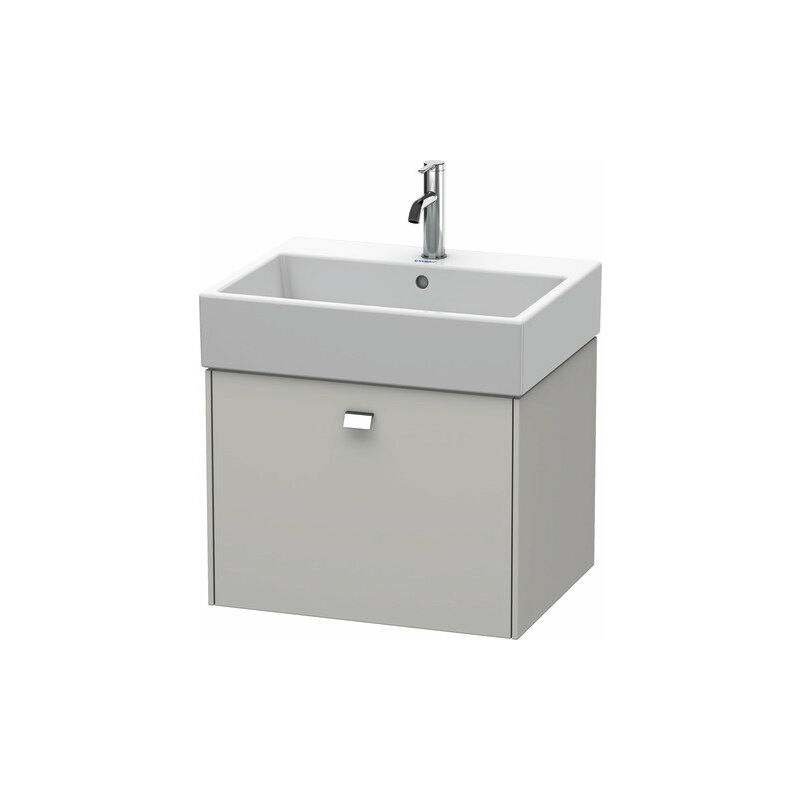 

Duravit Brioso Neceser de pared 58,4 x 45,9 cm, 1 extraíble, para lavabo Vero Air 235060, Color (frente/cuerpo): Gris hormigón Decoración mate, mango