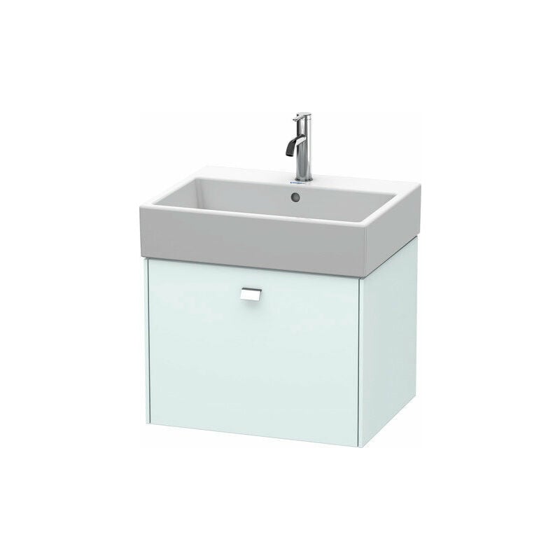 

Duravit Brioso Neceser de pared 58,4 x 45,9 cm, 1 extraíble, para lavabo Vero Air 235060, Color (frente/cuerpo): Decoración azul claro mate, mango