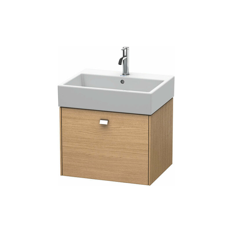 

Duravit Brioso Neceser de pared 58,4 x 45,9 cm, 1 extraíble, para lavabo Vero Air 235060, Color (frente/cuerpo): Roble europeo, mango cromado