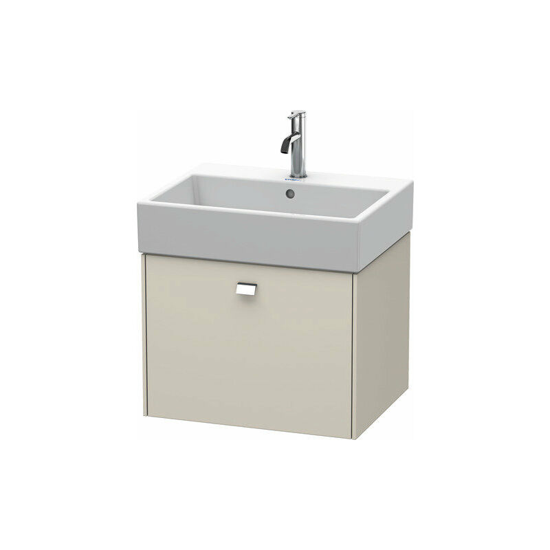 

Duravit Brioso Neceser de pared 58,4 x 45,9 cm, 1 extraíble, para lavabo Vero Air 235060, Color (frente/cuerpo): Decoración topo mate, mango cromado