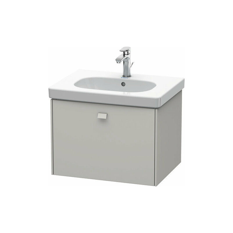 

Duravit Brioso Neceser de pared 62,0 x 46,9 cm, 1 cajón, para lavabo D-Código 034265, Color (frente/cuerpo): Concreto gris mate Decor, Manija