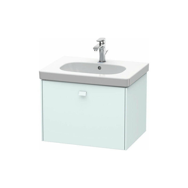 

Duravit Brioso Neceser de pared 62,0 x 46,9 cm, 1 cajón, para lavabo D-Código 034265, Color (frente/cuerpo): Azul claro Decoración mate, mango Azul