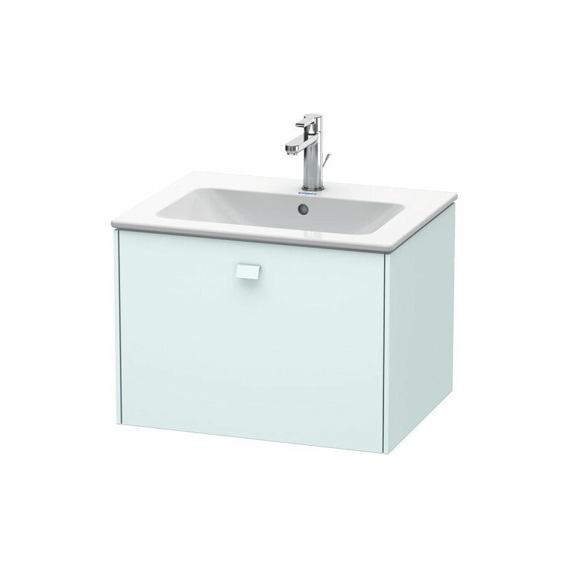 

Duravit Brioso Neceser de pared 62,0 x 47,9 cm, 1 extraíble, para lavabo ME by Starck 233663, Color (frente/cuerpo): Azul claro Decoración mate,