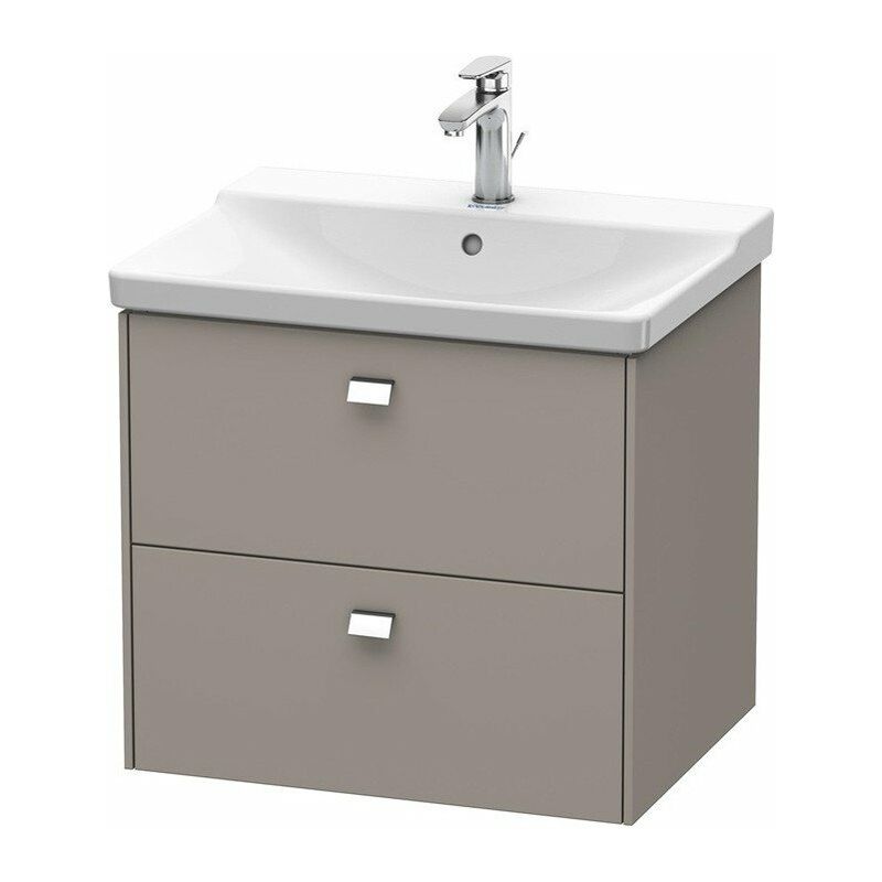 

Duravit - Mueble bajo lavabo BRIOSO tirador cromado 561x620x479mm basalto mate