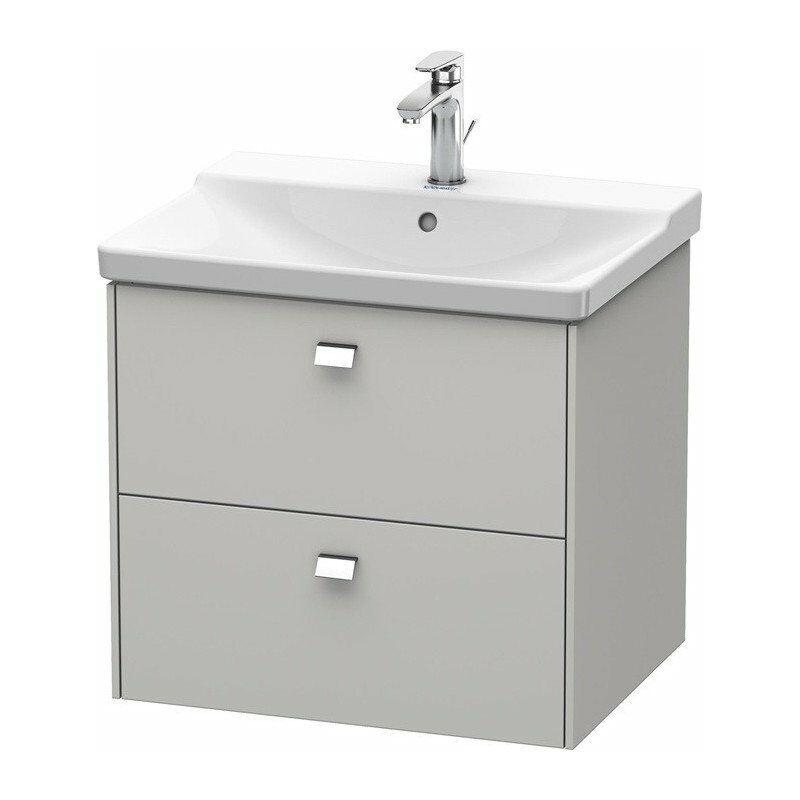 

Duravit - BRIOSO Mueble de baño Griffe cromado 561x620x479mm hormigón
