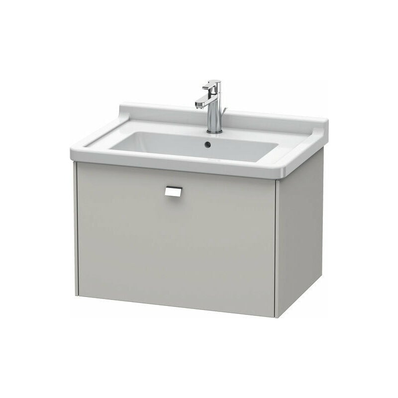 

Duravit Brioso Neceser de pared 67,0 x 46,9 cm, 1 extraíble, para lavabo Starck 3 030470, Color (frente/cuerpo): Gris hormigón Decoración mate, mango