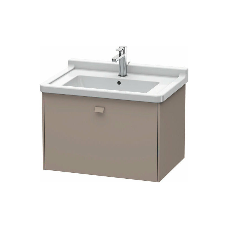 

Duravit Brioso Neceser de pared 67,0 x 46,9 cm, 1 extraíble, para lavabo Starck 3 030470, Color (frente/cuerpo): Basalto mate Decor, Mango Basalto