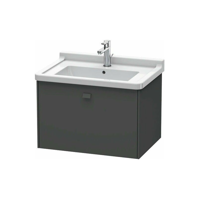 

Duravit Brioso Neceser de pared 67,0 x 46,9 cm, 1 extraíble, para lavabo Starck 3 030470, Color (frente/cuerpo): Grafito mate decorativo, mango