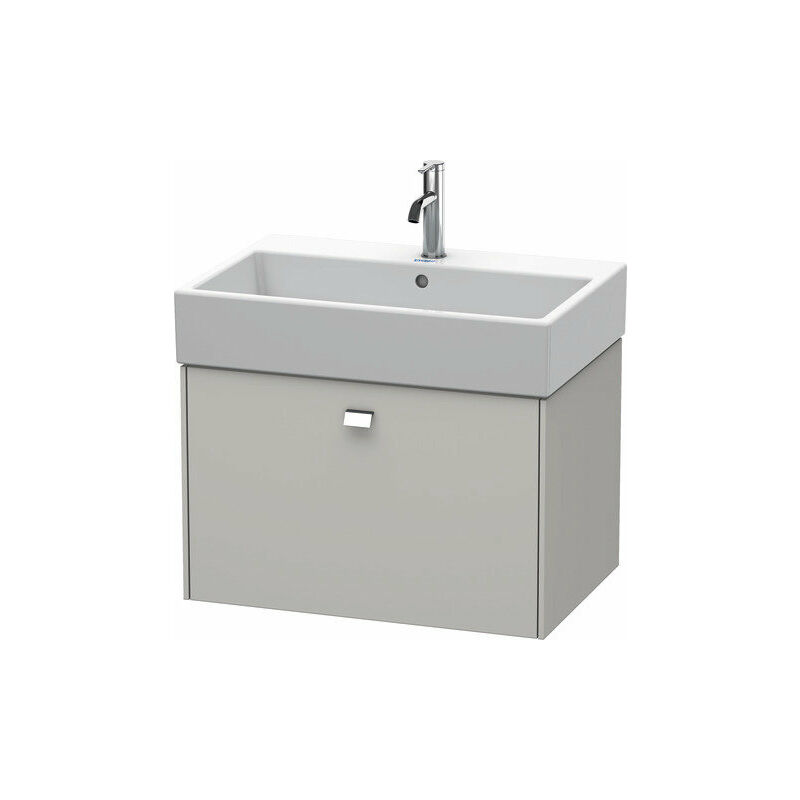 

Duravit Brioso Neceser de pared 68,4 x 45,9 cm, 1 extraíble, para lavabo Vero Air 235070, Color (frente/cuerpo): Gris hormigón Decoración mate, mango