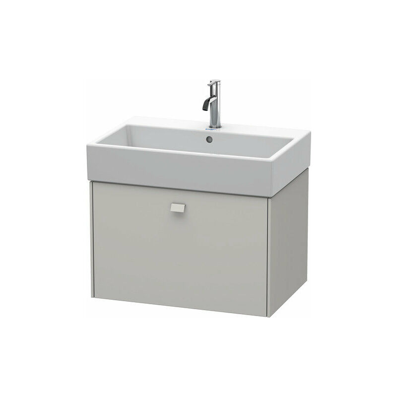 

Duravit Brioso Neceser de pared 68,4 x 45,9 cm, 1 extraíble, para lavabo Vero Air 235070, Color (frente/cuerpo): Concreto gris mate Decor, Manija