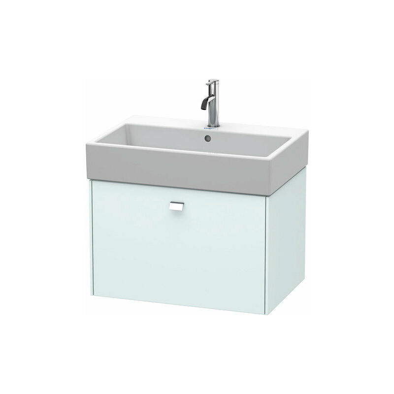 

Duravit Brioso Neceser de pared 68,4 x 45,9 cm, 1 extraíble, para lavabo Vero Air 235070, Color (frente/cuerpo): Decoración azul claro mate, mango