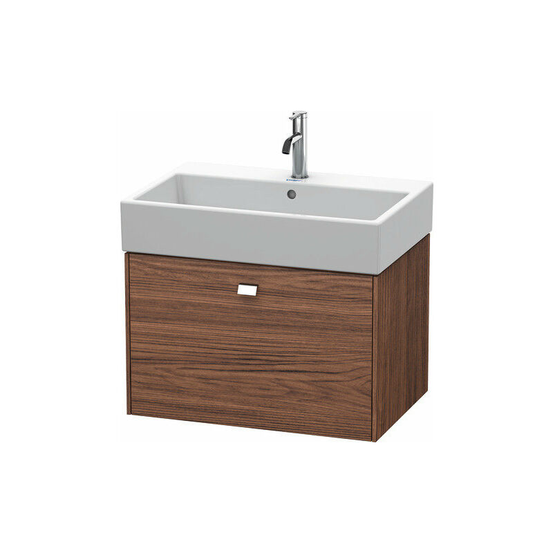 

Duravit Brioso Neceser de pared 68,4 x 45,9 cm, 1 extraíble, para lavabo Vero Air 235070, Color (frente/cuerpo): nogal oscuro, mango cromado