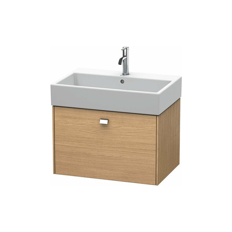 

Duravit Brioso Neceser de pared 68,4 x 45,9 cm, 1 extraíble, para lavabo Vero Air 235070, Color (frente/cuerpo): Roble europeo, mango cromado