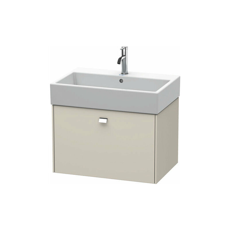 

Duravit Brioso Neceser de pared 68,4 x 45,9 cm, 1 extraíble, para lavabo Vero Air 235070, Color (frente/cuerpo): Decoración topo mate, mango cromado