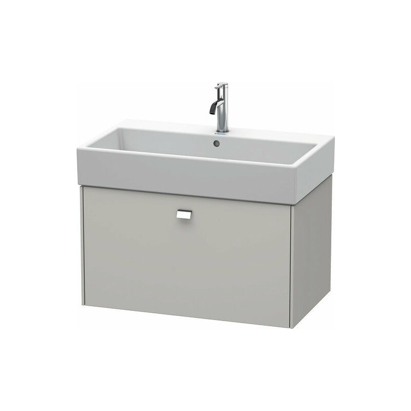 

Duravit Brioso Neceser de pared 78,4 x 45,9 cm, 1 extraíble, para lavabo Vero Air 235080, Color (frente/cuerpo): Gris hormigón Decoración mate, mango