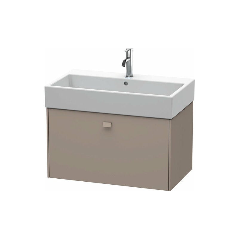 

Duravit Brioso Neceser de pared 78,4 x 45,9 cm, 1 extraíble, para lavabo Vero Air 235080, Color (frente/cuerpo): Basalto mate Decor, Mango Basalto