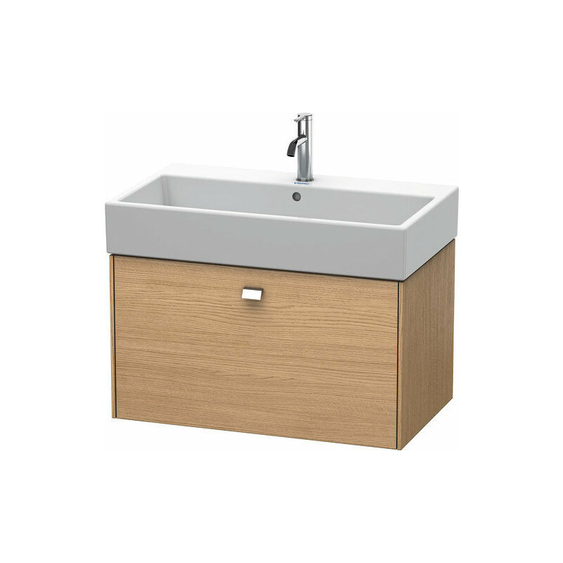 

Duravit Brioso Neceser de pared 78,4 x 45,9 cm, 1 extraíble, para lavabo Vero Air 235080, Color (frente/cuerpo): Roble europeo, mango cromado