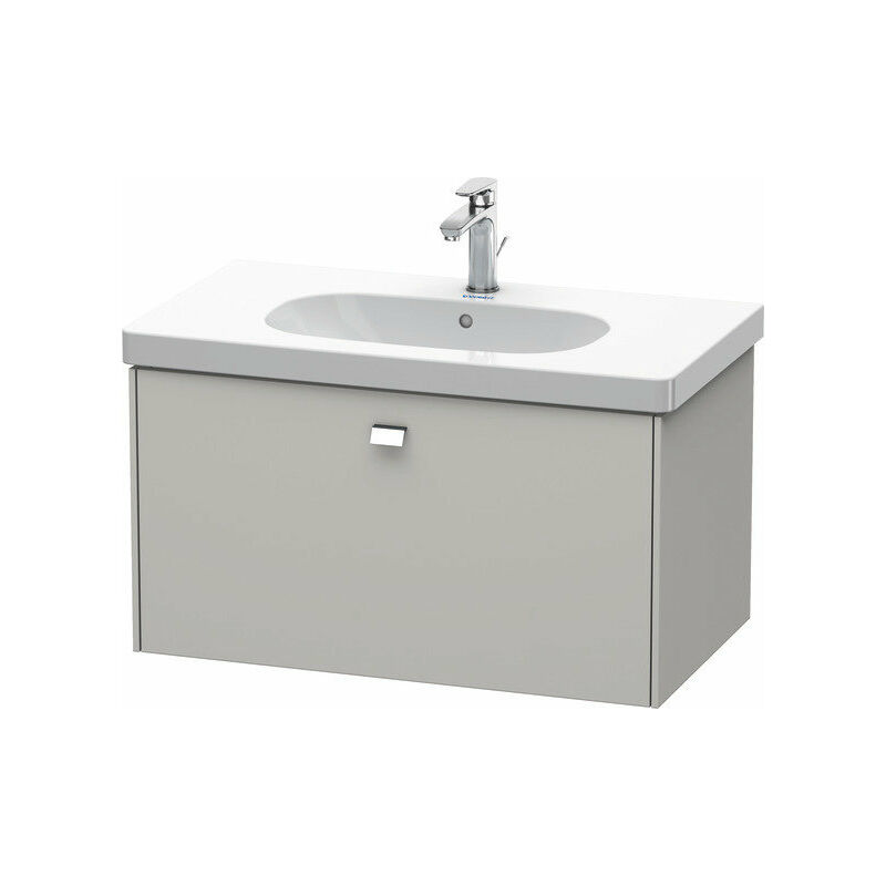 

Duravit Brioso Neceser de pared 82,0 x 46,9 cm, 1 cajón, para lavabo D-Código 034285, Color (frente/cuerpo): Gris hormigón Decoración mate, mango