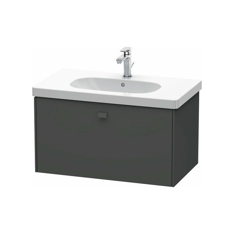 

Duravit Brioso Neceser de pared 82,0 x 46,9 cm, 1 cajón, para lavabo D-Código 034285, Color (frente/cuerpo): Grafito mate decorativo, mango Grafito