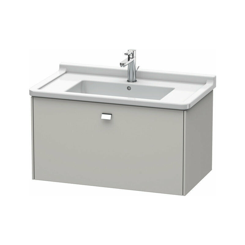 

Duravit Brioso Neceser de pared 82,0 x 46,9 cm, 1 extraíble, para lavabo Starck 3 030480, Color (frente/cuerpo): Gris hormigón Decoración mate, mango