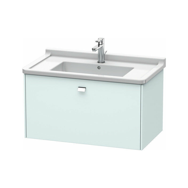 

Duravit Brioso Neceser de pared 82,0 x 46,9 cm, 1 extraíble, para lavabo Starck 3 030480, Color (frente/cuerpo): Decoración azul claro mate, mango