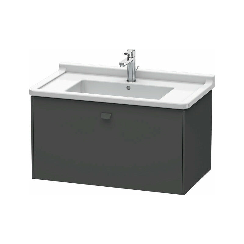 

Duravit Brioso Neceser de pared 82,0 x 46,9 cm, 1 extraíble, para lavabo Starck 3 030480, Color (frente/cuerpo): Grafito mate decorativo, mango