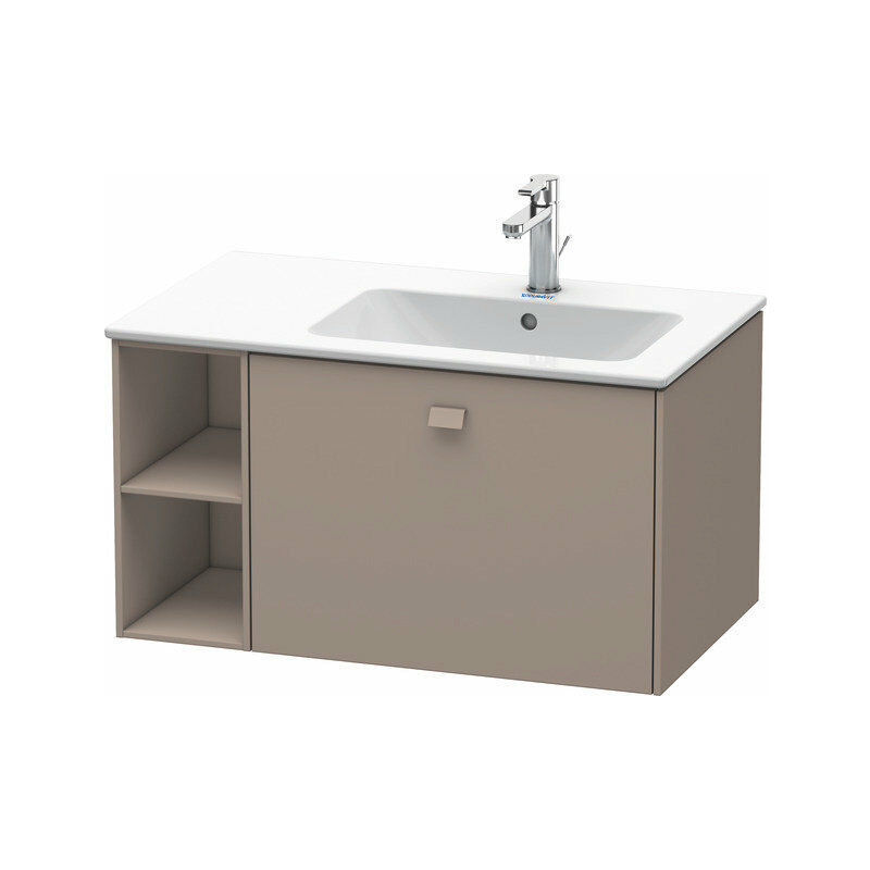 

Duravit Brioso Neceser de pared 82,0 x 47,9 cm, 1 extraíble, estantería lateral, lavabo a la derecha, para lavabo ME by Starck 234683, Color