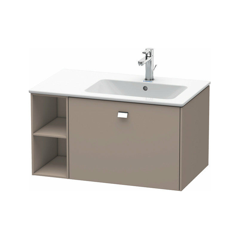 

Duravit Brioso Neceser de pared 82,0 x 47,9 cm, 1 extraíble, estantería lateral, lavabo a la derecha, para lavabo ME by Starck 234683, Color