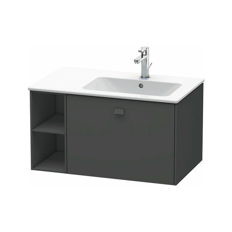 

Duravit Brioso Neceser de pared 82,0 x 47,9 cm, 1 extraíble, estantería lateral, lavabo a la derecha, para lavabo ME by Starck 234683, Color
