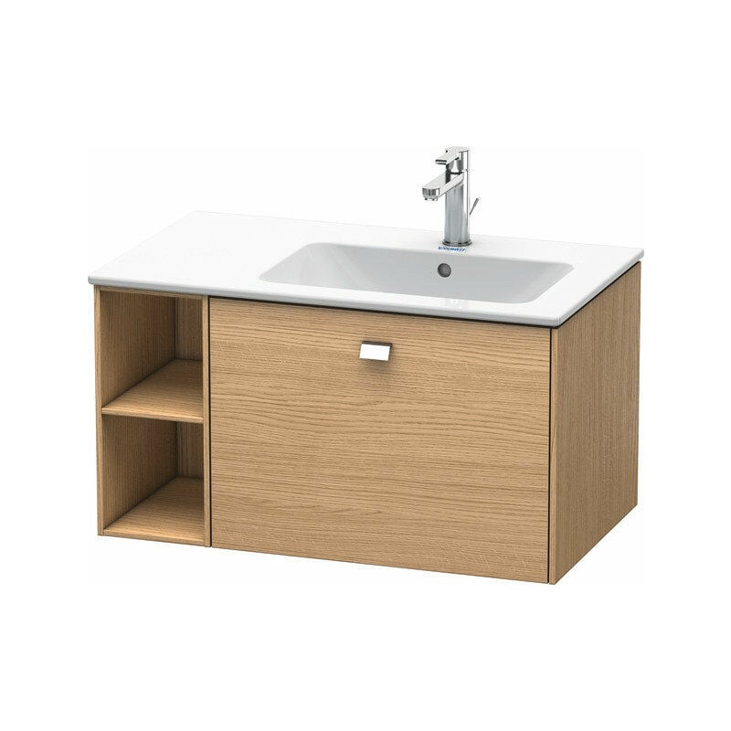 

Duravit Brioso Neceser de pared 82,0 x 47,9 cm, 1 extraíble, estantería lateral, lavabo a la derecha, para lavabo ME by Starck 234683, Color