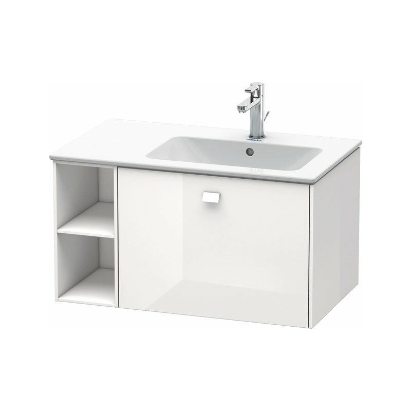

Duravit Brioso Neceser de pared 82,0 x 47,9 cm, 1 extraíble, estantería lateral, lavabo a la derecha, para lavabo ME by Starck 234683, Color