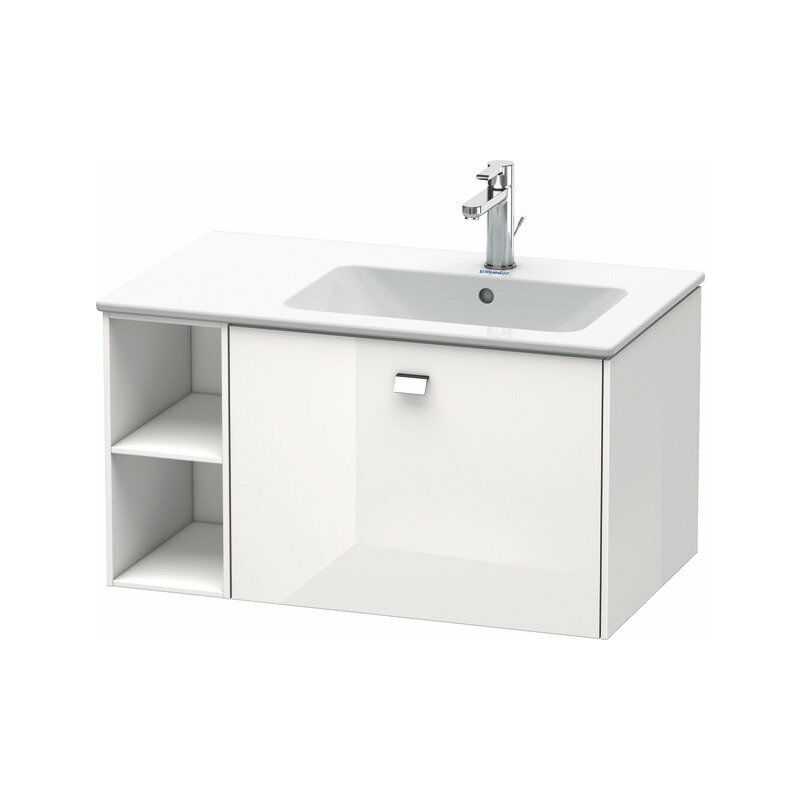 

Duravit Brioso Neceser de pared 82,0 x 47,9 cm, 1 extraíble, estantería lateral, lavabo a la derecha, para lavabo ME by Starck 234683, Color