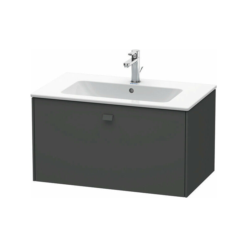 

Duravit Brioso Neceser de pared 82,0 x 47,9 cm, 1 extraíble, para lavabo ME by Starck 233683, Color (frente/cuerpo): Grafito mate decorativo, mango
