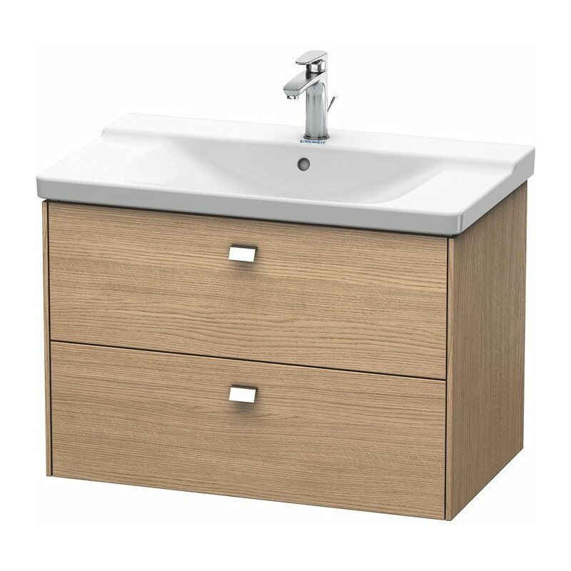 

Duravit - BRIOSO Griffe mueble bajo lavabo cromado 561x820x479mm roble eu