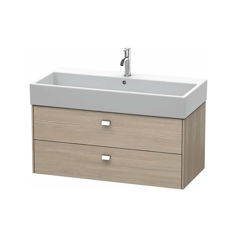 

Duravit Brioso Neceser de pared 98,4 x 45,9 cm, 2 cajones, con sifón y delantal, para lavabo Vero Air 235010, Color (frente/cuerpo): Pino Decoración