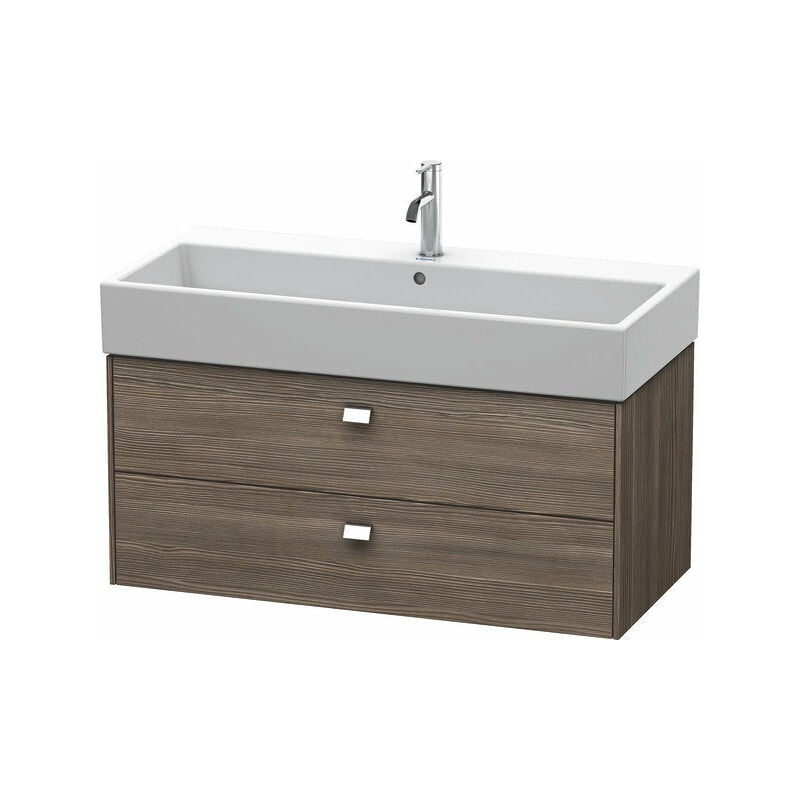 

Duravit Brioso Neceser de pared 98,4 x 45,9 cm, 2 cajones, con sifón y delantal, para lavabo Vero Air 235010, Color (frente/cuerpo): Decoración Pino